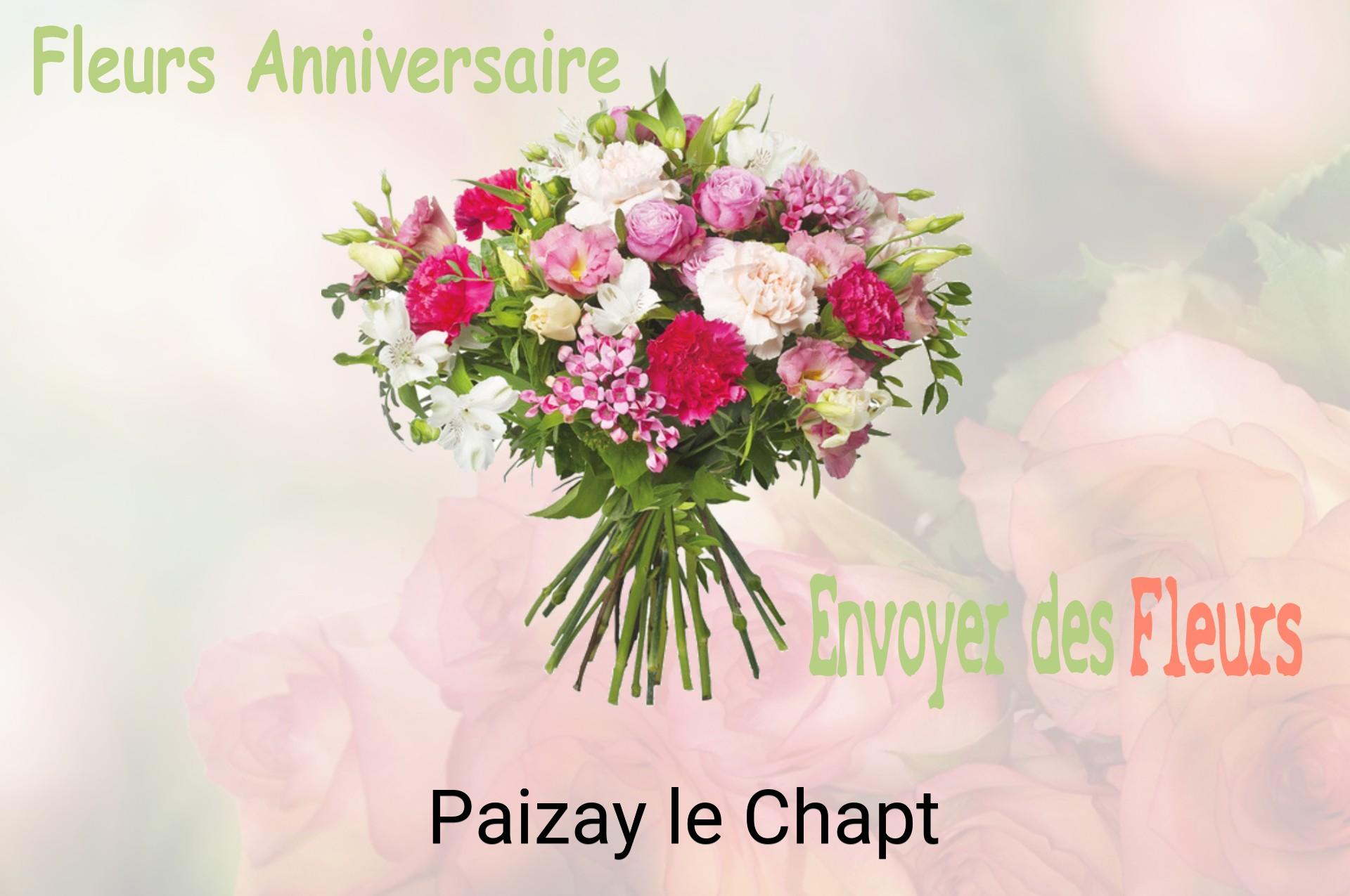 Bouquet de fleurs d’anniversaire livré à Paizay-le-Chapt
