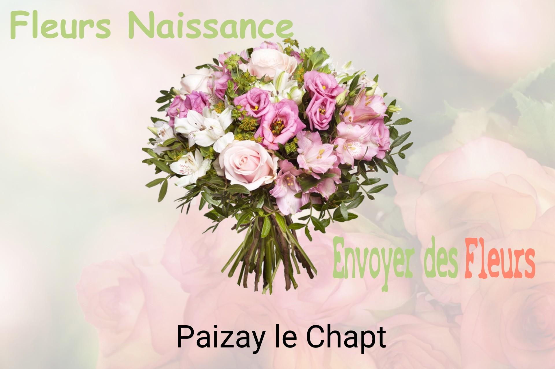 Bouquet de fleurs de naissance livré à Paizay-le-Chapt
